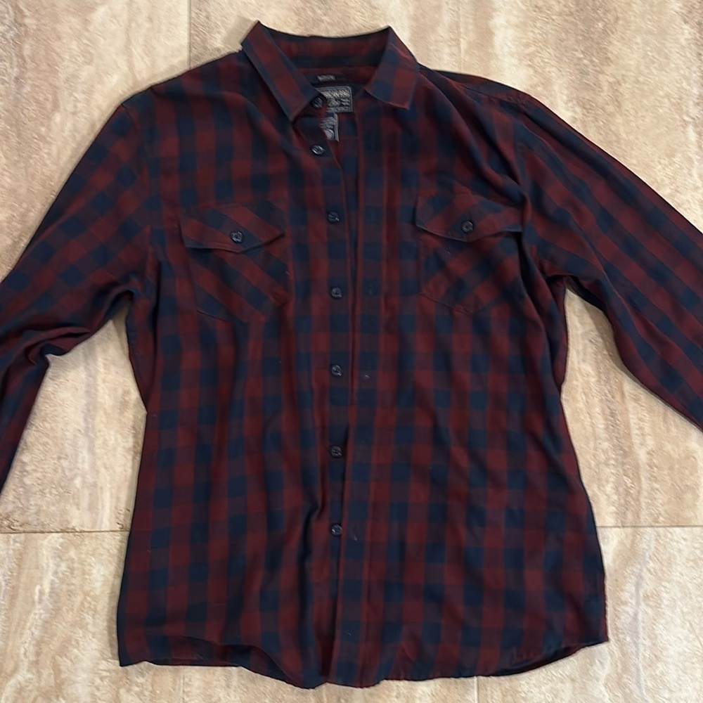 Red and Blue Plaid Shirt